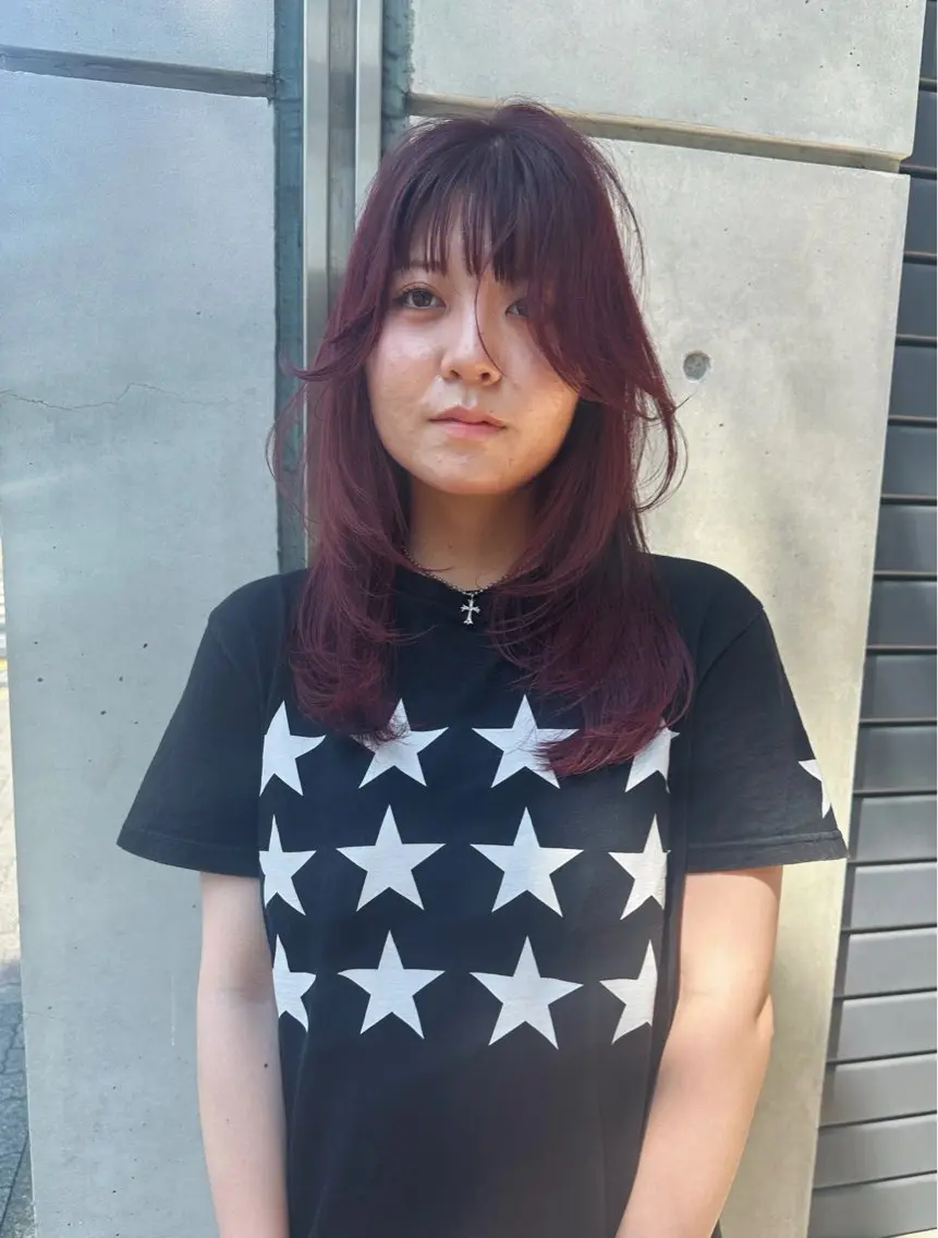 ロング カラー ダブルカラー レイヤーカット ウルフカット カット ヘアカラー トリートメント 🌈村松滉太髪質改善 レイヤーカット🌈のヘアスタイル