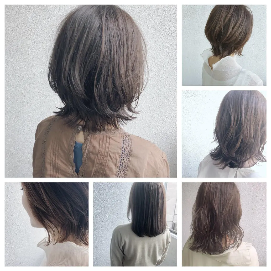 ミディアム カラー カット ヘアカラー トリートメント 髪質改善/艶髪/ 木山ゆかりのヘアスタイル