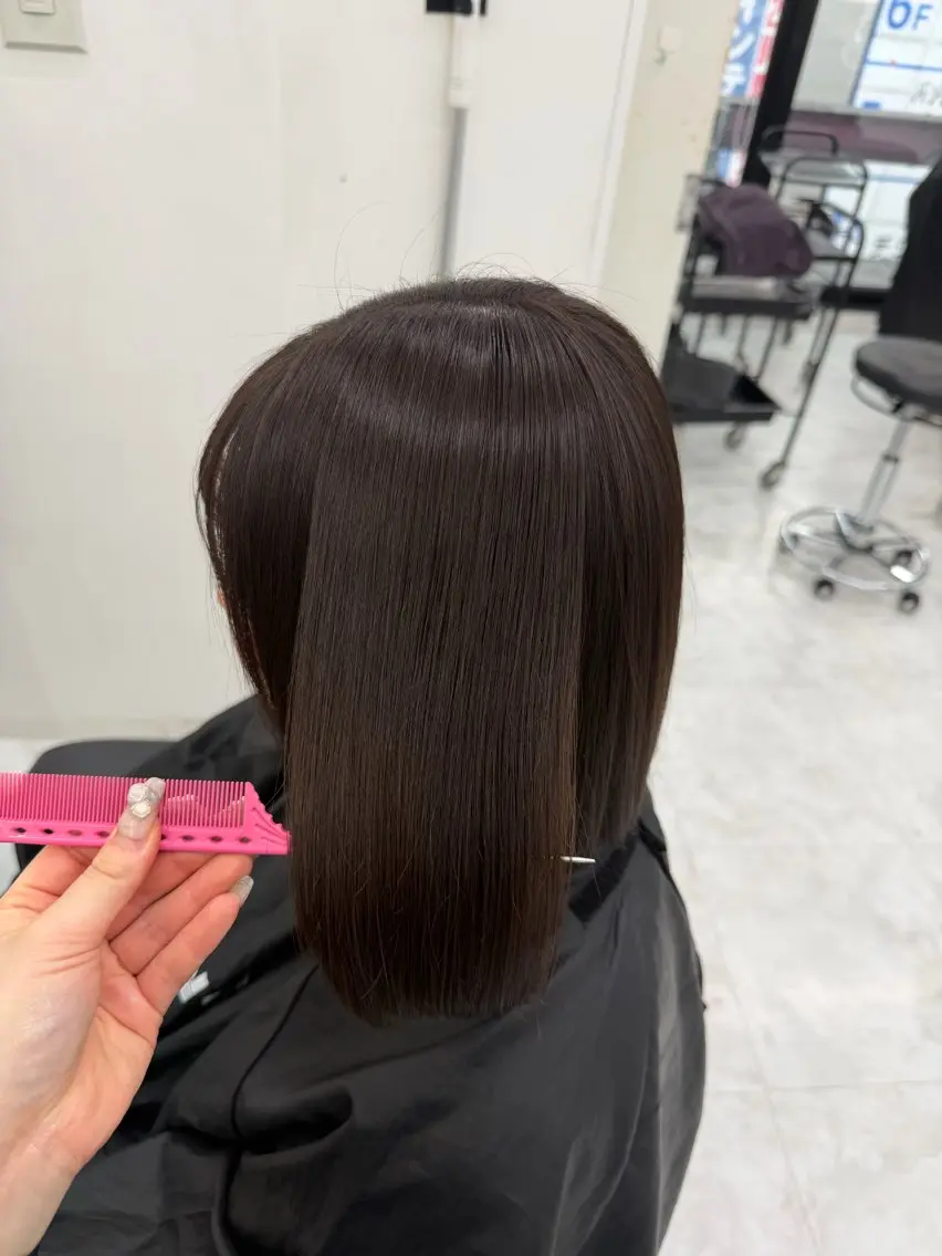カラー カット ヘアカラー 縮毛矯正 トリートメント 透明感カラー🎀艶髪 Anju/渋谷🎀のヘアスタイル