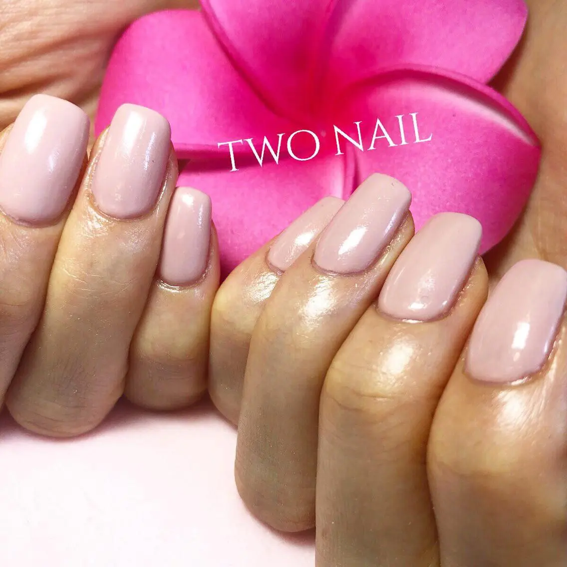 ネイル ワンカラーネイル two nailのネイルデザイン