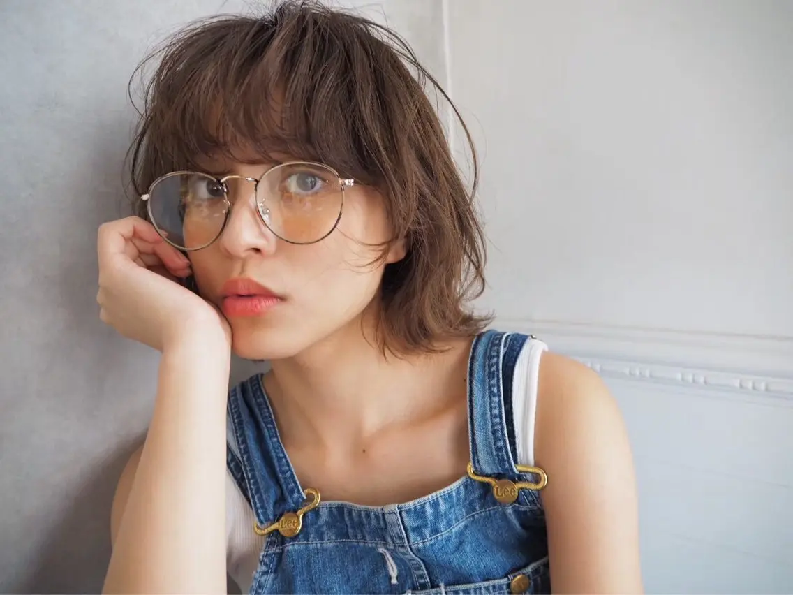 ミディアム カラー ヘアカラー 👒ai /似合わせカラー👒のヘアスタイル