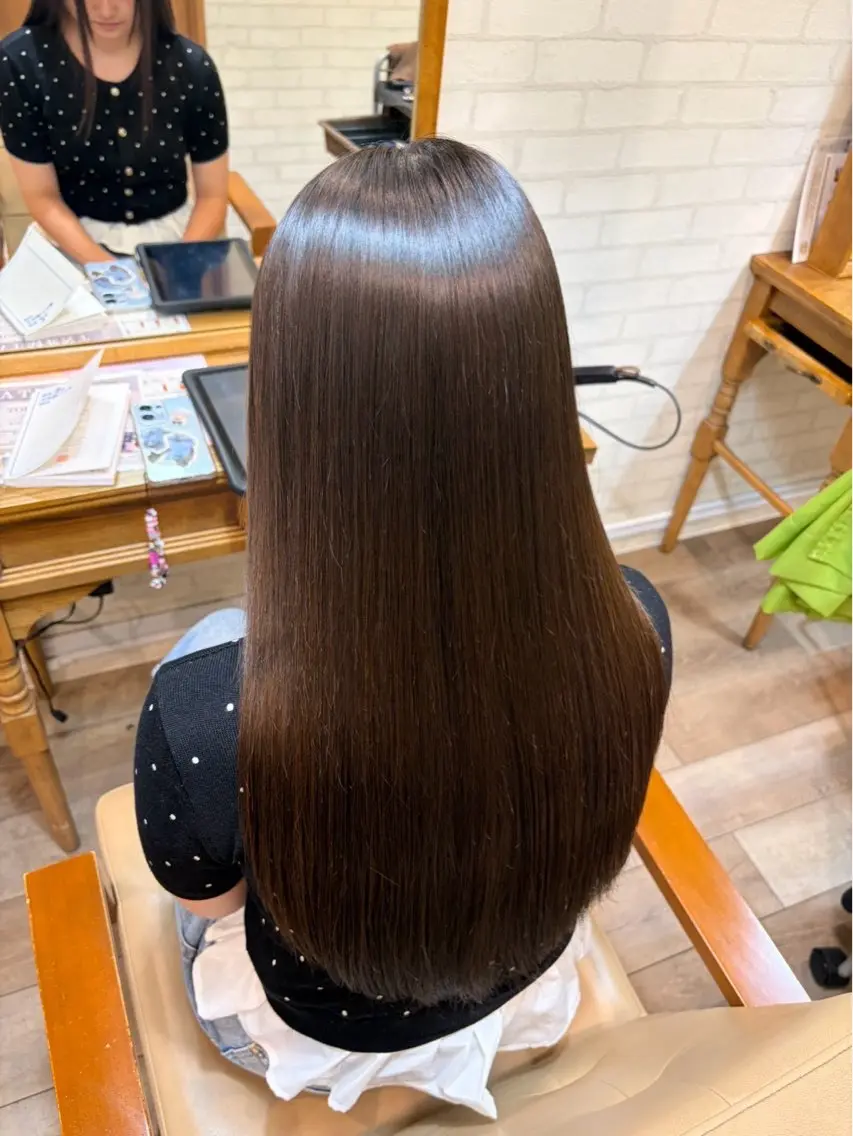 ロング カラー ヘアカラー トリートメント NAHO Jrスタイリスト🍀のヘアスタイル
