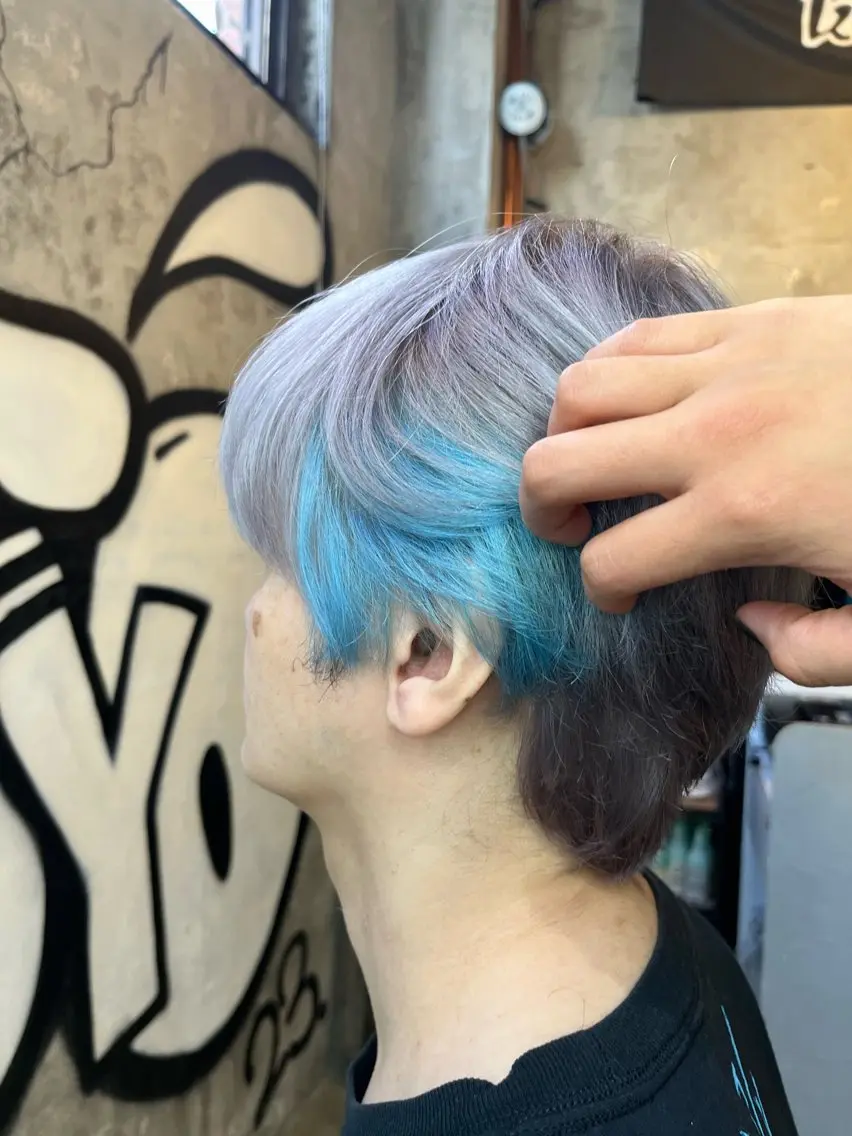 新規様限定✨25％off⤵️【メンズカット、ダブルカラー(ハイライトも可🙆‍♀️)】の写真