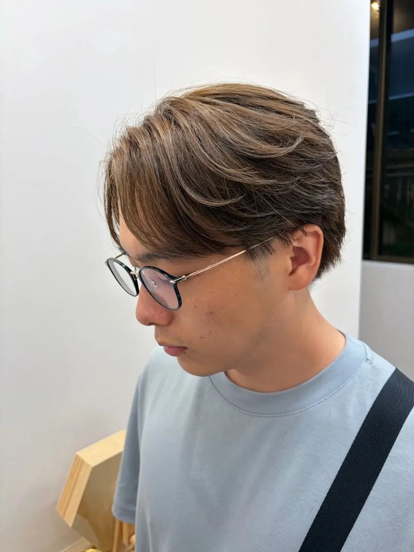 メンズ メンズブリーチ カット ヘアカラー トリートメント 髪質改善/縮毛矯正/ 艶カラー/登貴のヘアスタイル