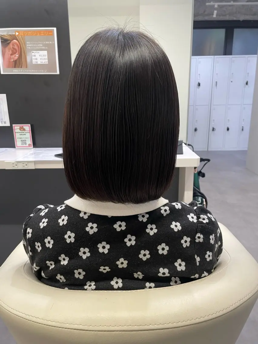 パーマ 髪質改善 ストレートパーマ カラーモデル募集/ 森本明花のヘアスタイル