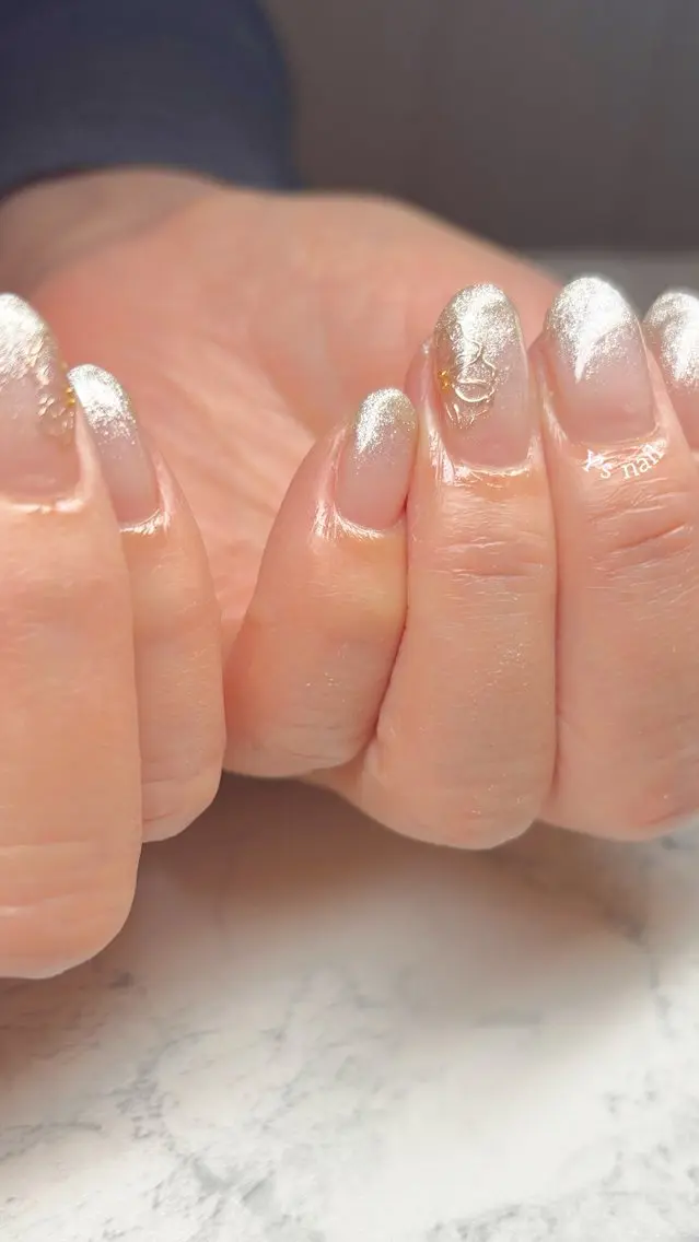 ネイル フラワーネイル マグネットネイル 手書きが得意🖌️ Y’s  nailのネイルデザイン