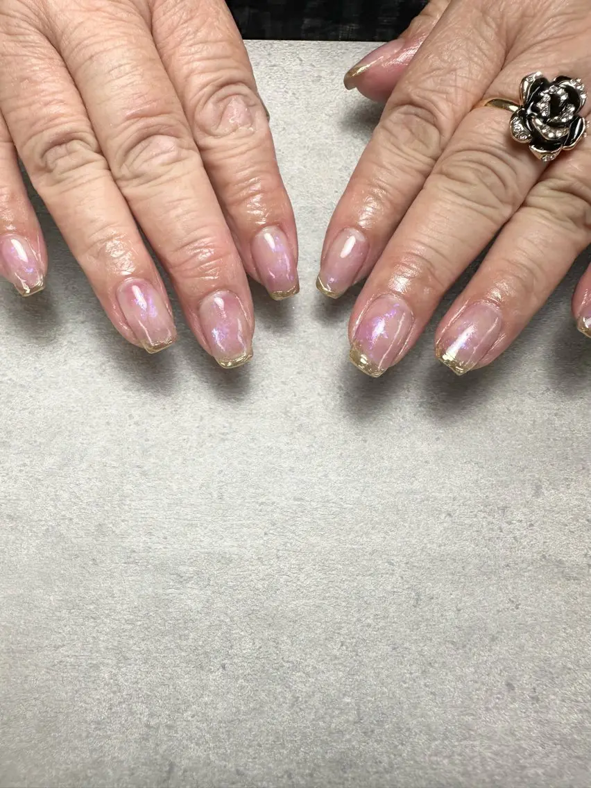 ネイル ニュアンスネイル ピンク nailroom Anmie.のネイルデザイン