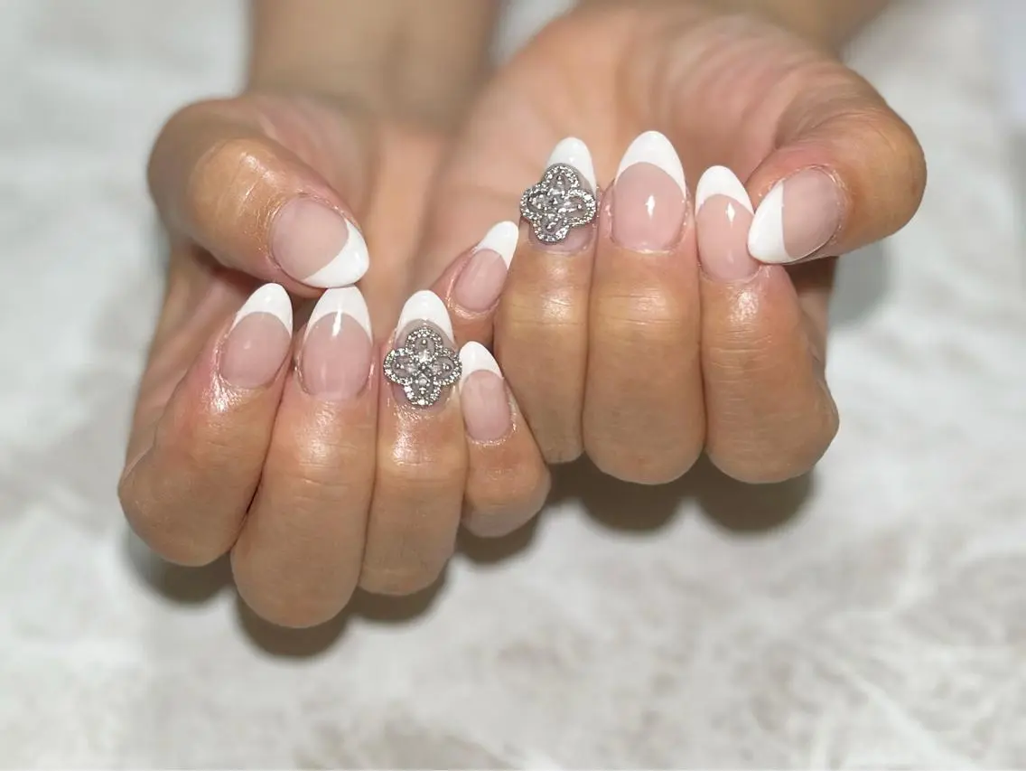 ネイル フットネイル フレンチネイル ニュアンスネイル シンプルネイル 春ネイル nail fufla ♡yamane♡のネイルデザイン