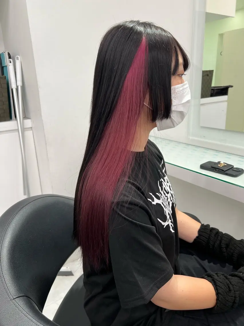 カラー ヘアカラー トリートメント ブリーチなし透明感 💗RYOTAのヘアスタイル
