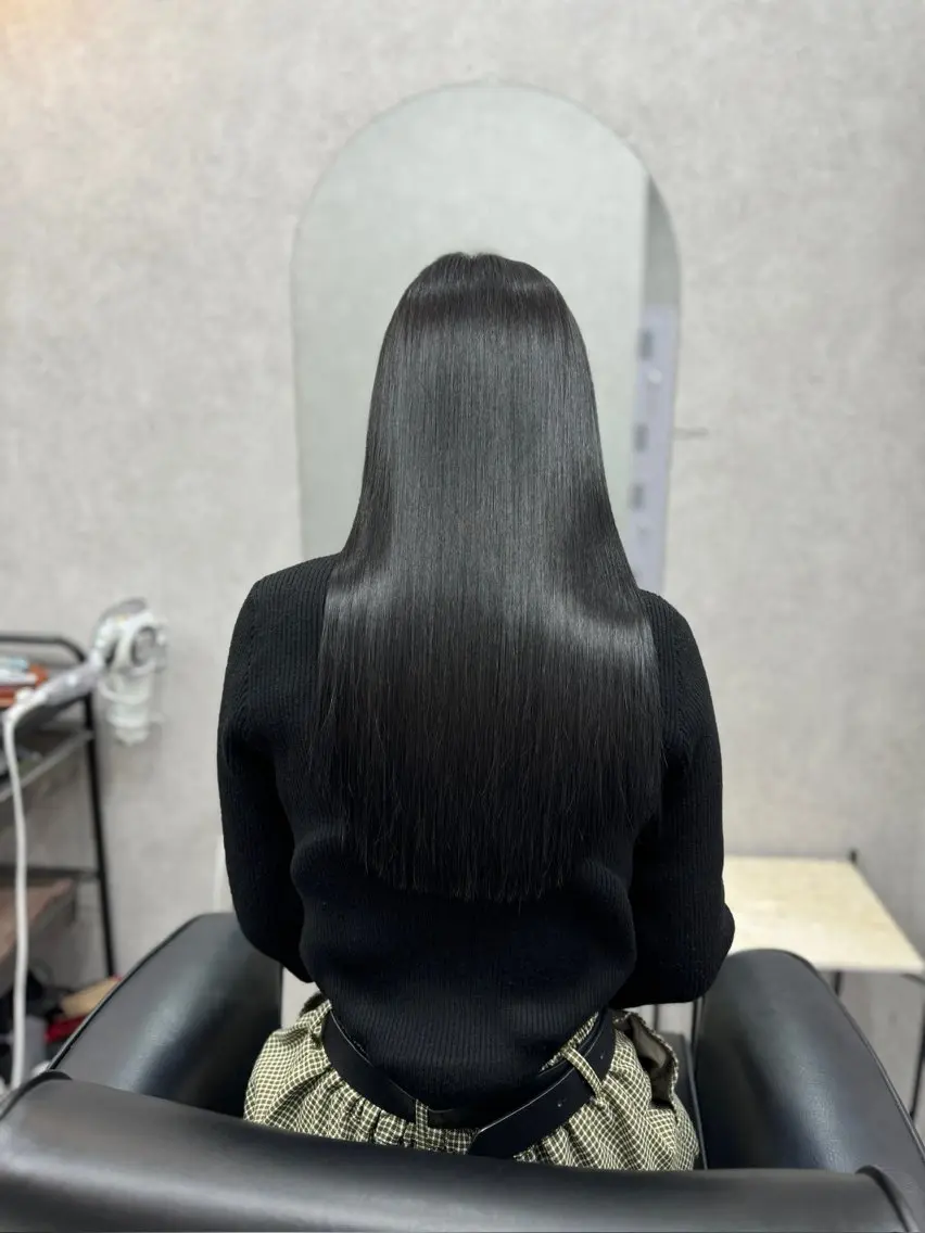 ロング 髪質改善 小顔カット トリートメント 杉山永 浦安×髪質改善のヘアスタイル