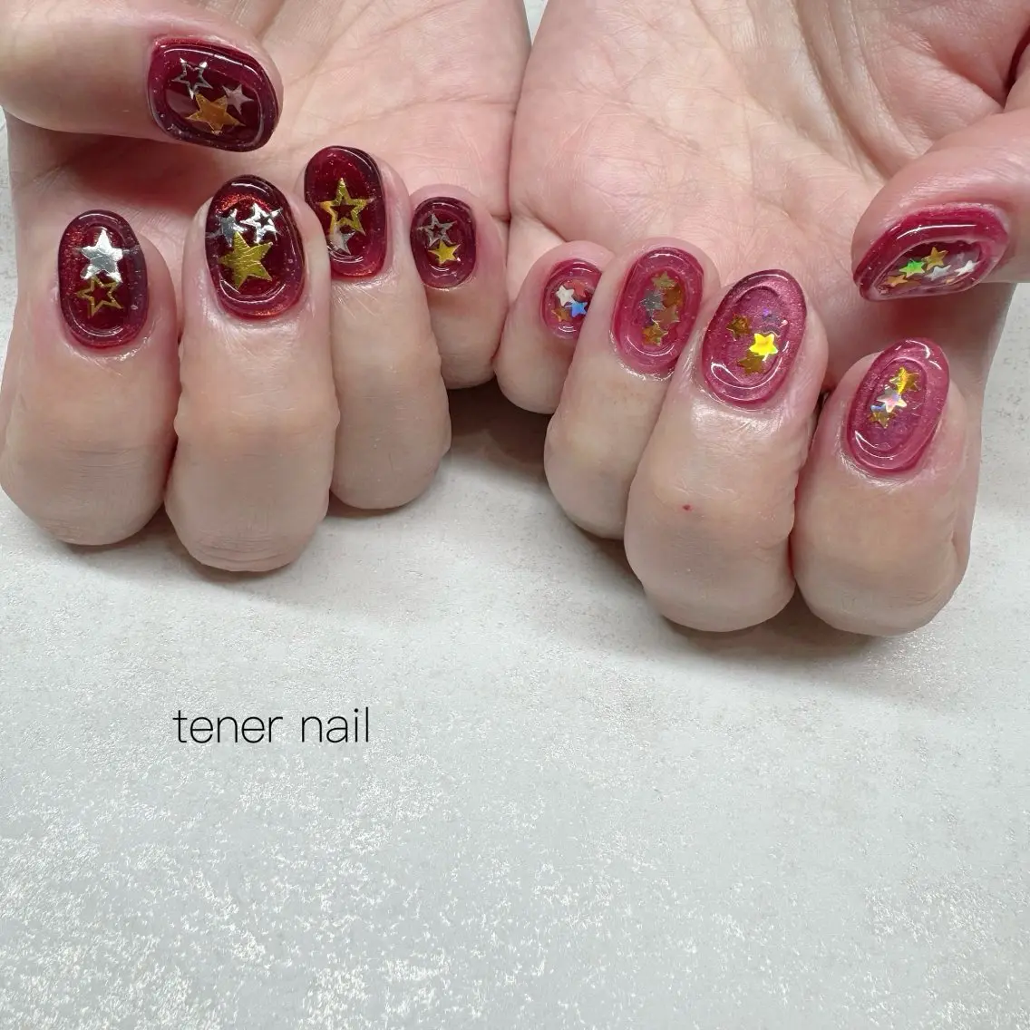 ネイル マグネットネイル ハンドネイル テネルネイル tener nailのネイルデザイン