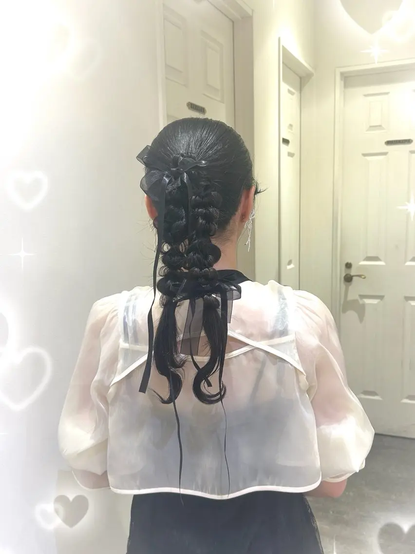 ヘアアレンジ 💖韓国ヘア/ハイト ーン💖mikotoのヘアスタイル