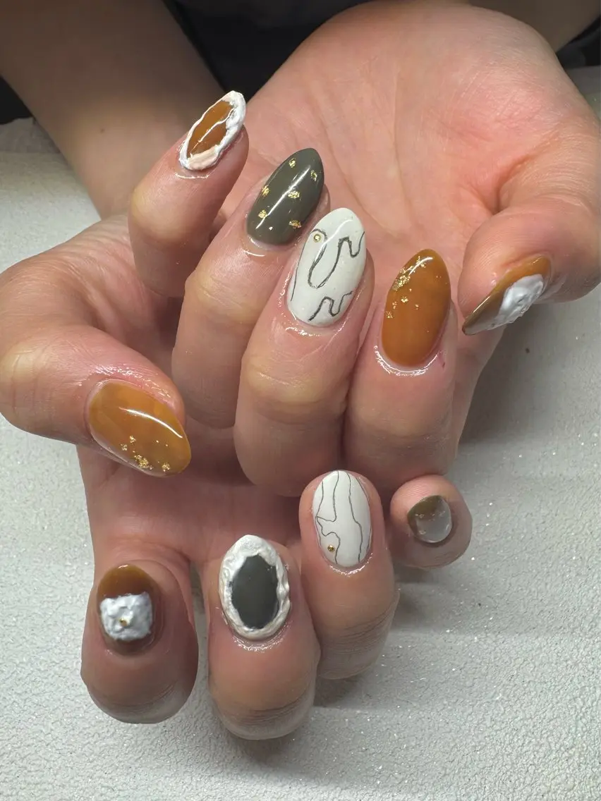 ネイル ハンドネイル Rimie Yamauchiのネイルデザイン
