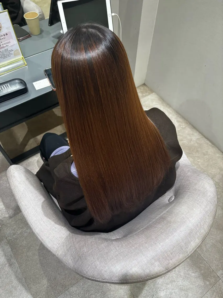 ロング 縮毛矯正 平日モデル価格あり メンズ人気/水橋柊太のヘアスタイル