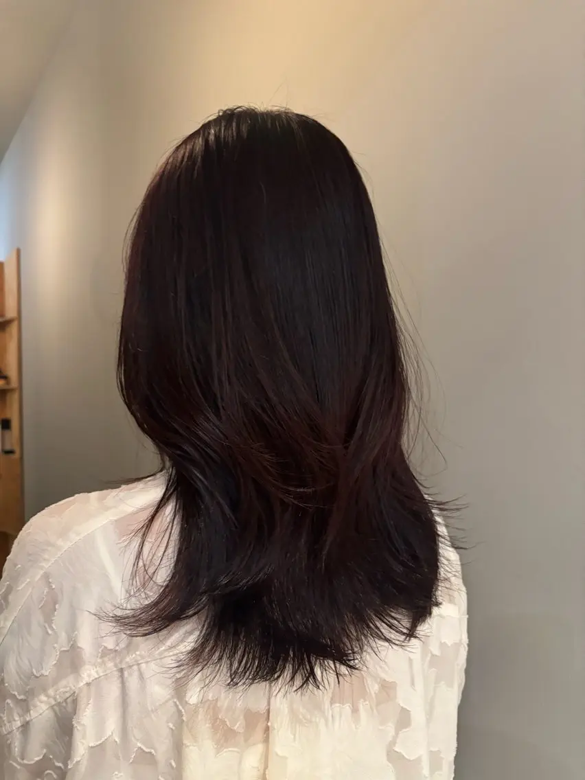 ミディアム ヘアカラー トリートメント 似合わせカラー ／emiのヘアスタイル