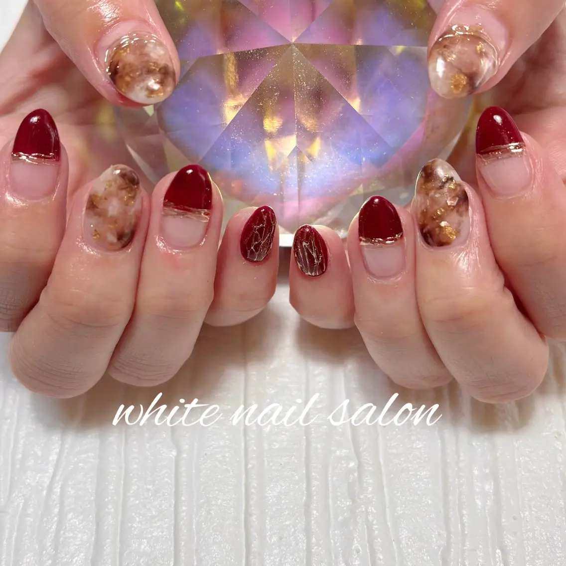 ネイル フットネイル ラメ(グリッター) ハンドネイル white nail salonのネイルデザイン