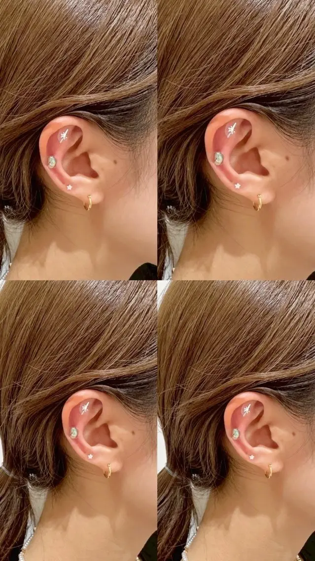 耳つぼジュエリー👂💎.*(10個)の写真