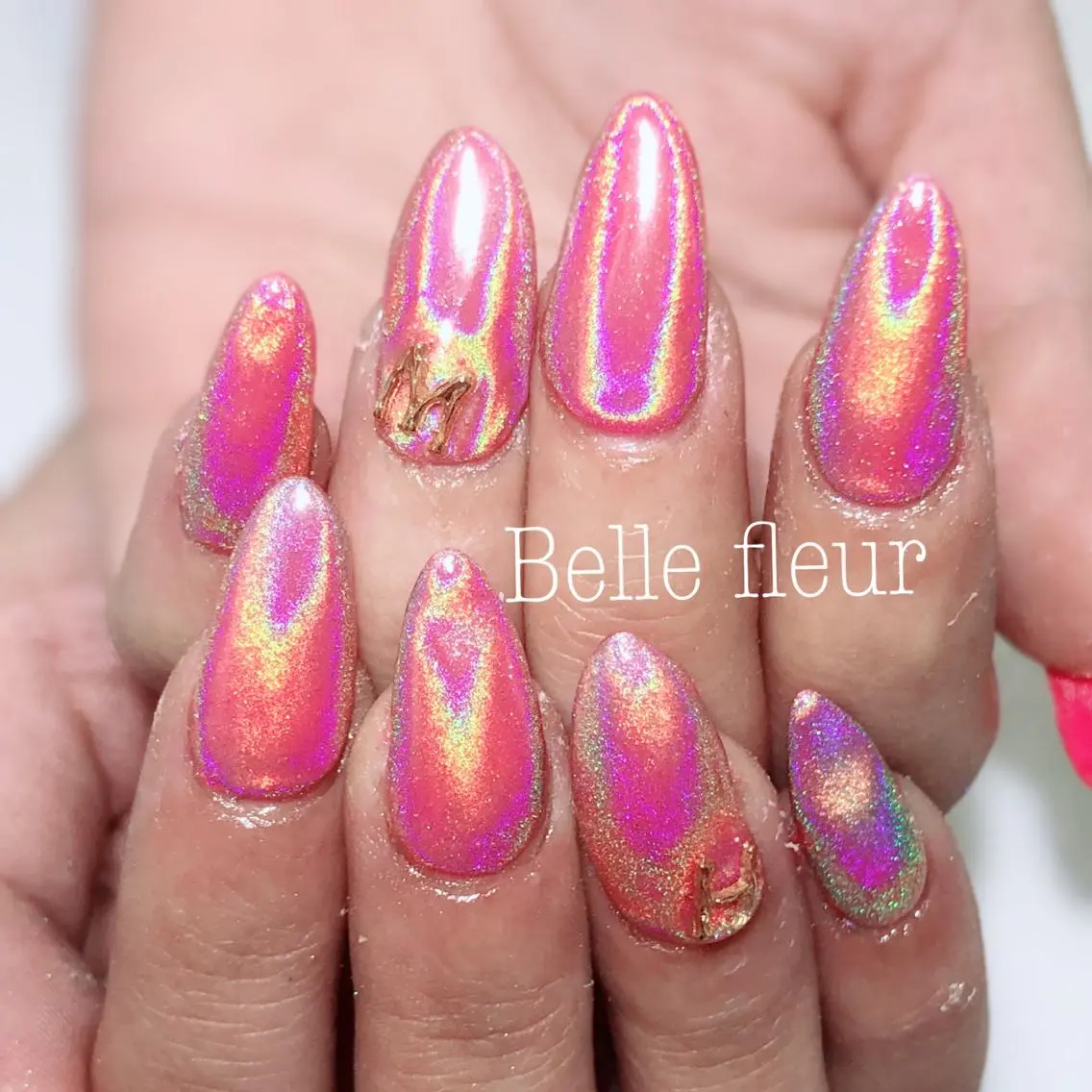 ロング ネイル Belle fleurのネイルデザイン