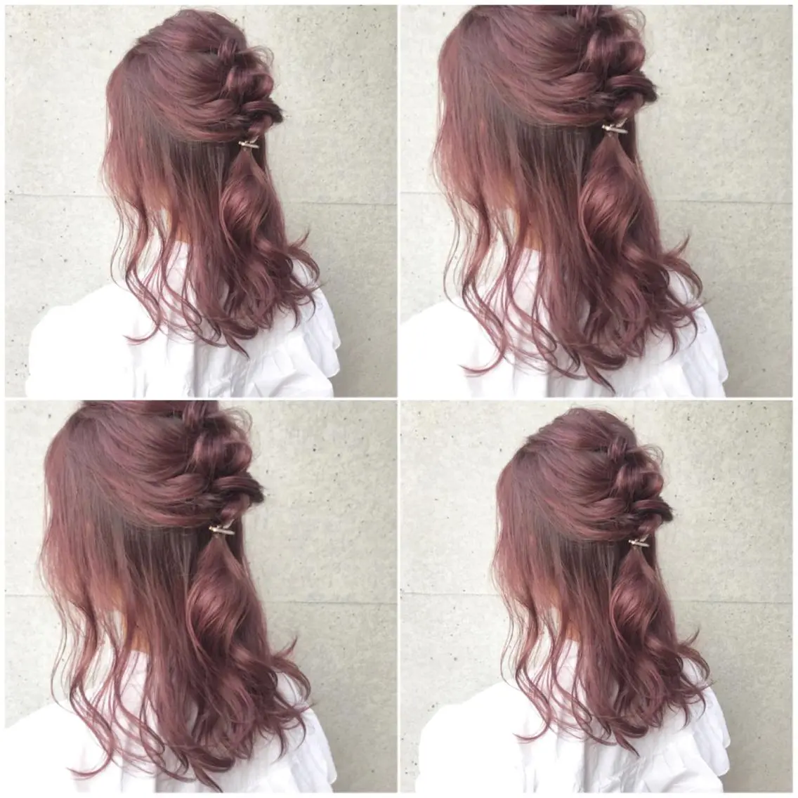 セミロング カラー ヘアアレンジ Satsuki ✂︎♡のヘアスタイル