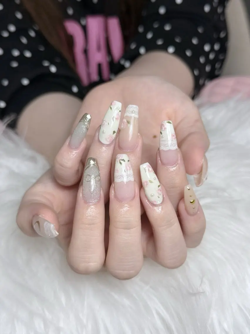 ネイル ハンドネイル ゆき このネイルデザイン