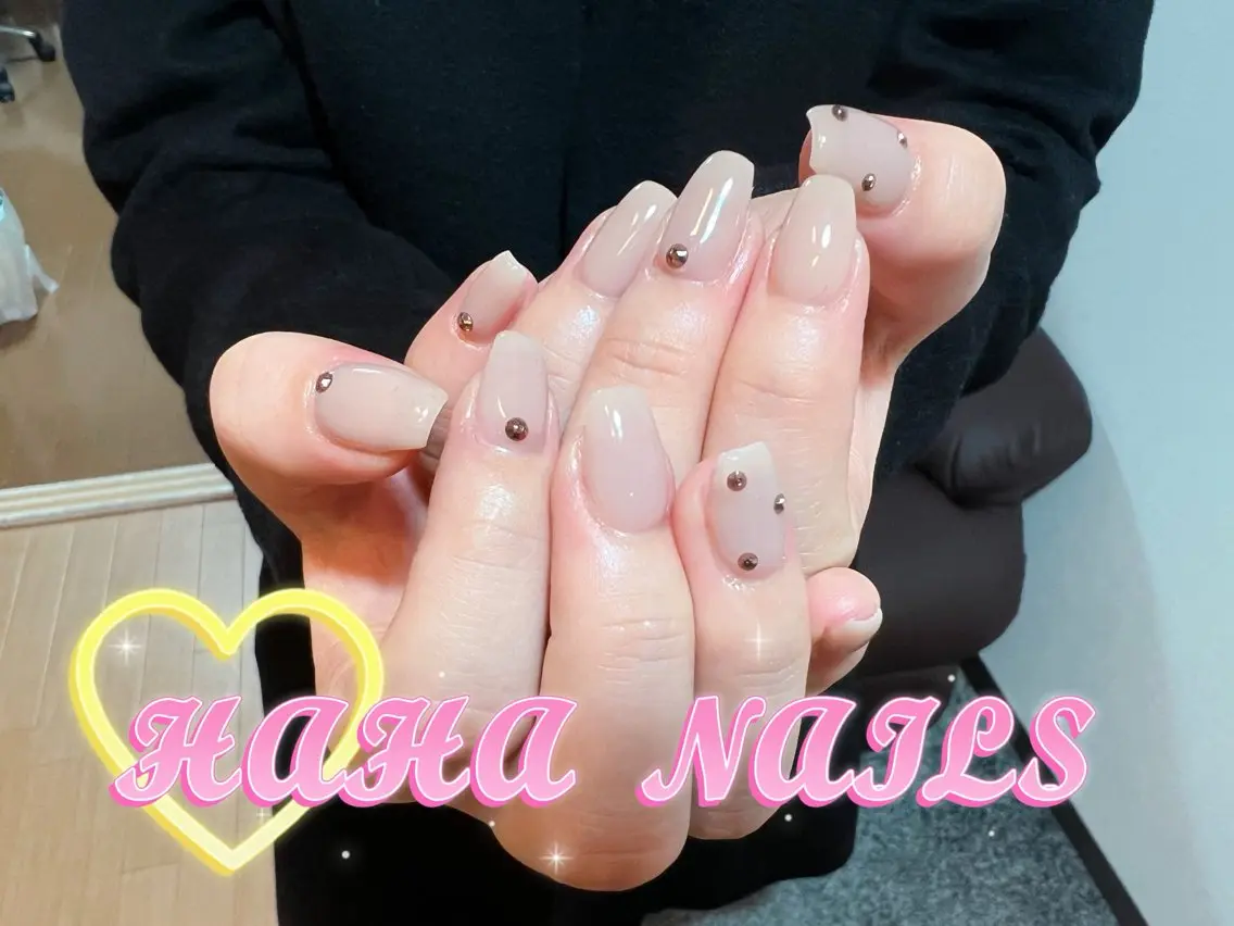 【新規オフ込み】💘カラーorラメ ワンカラー➕ホログラムorストン10個コースの写真