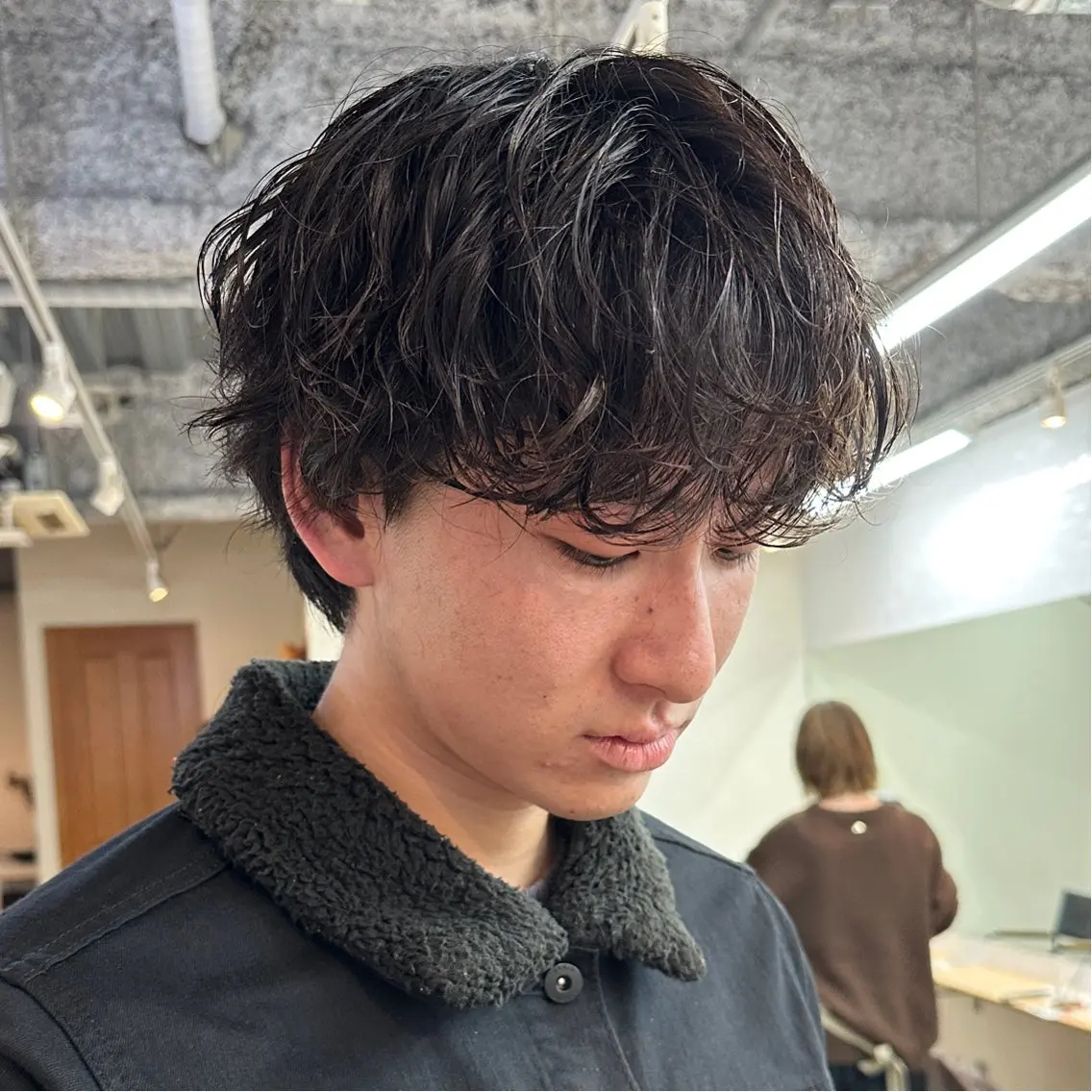 ショート パーマ メンズ メンズパーマ カット パーマ トリートメント JINKIメンズ特化 メンズカットパーマのヘアスタイル