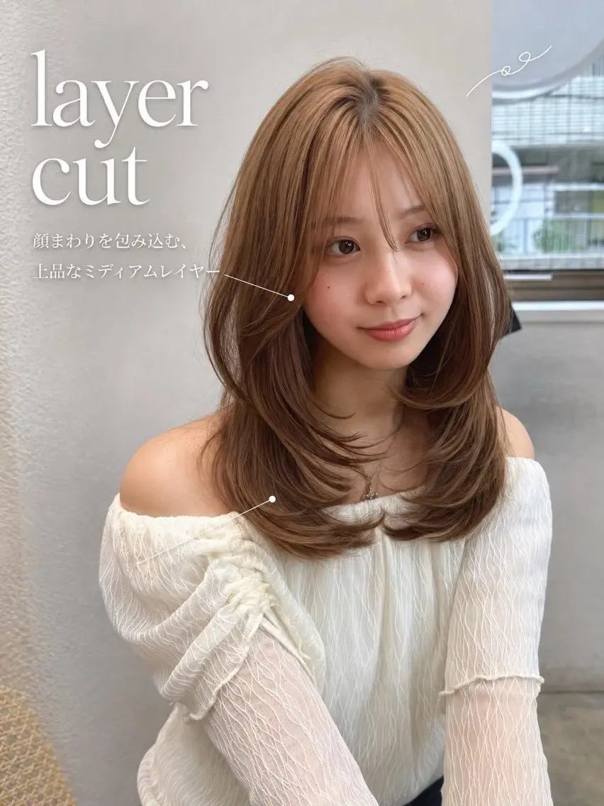 セミロング 茂木俊哉 /縮毛矯正のヘアスタイル
