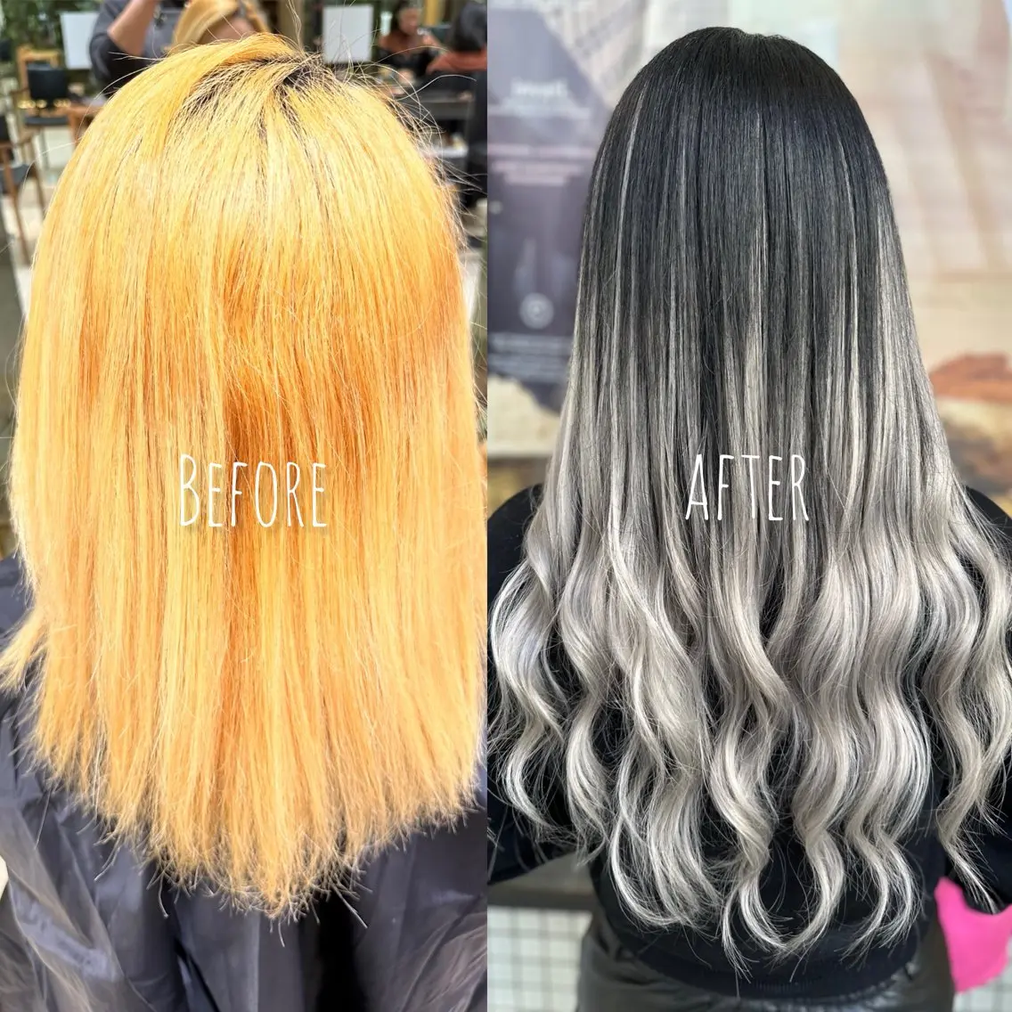 ロング エクステ カット ヘアカラー エクステ ❤️MASAKO❤️ 🌸🩷エクステ🩷のヘアスタイル