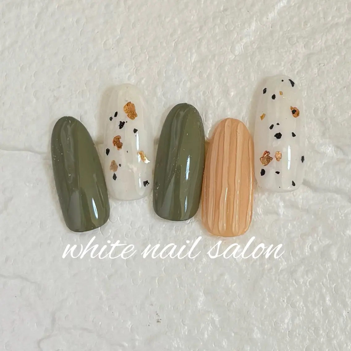 ネイル フットネイル ハンドネイル white nail salonのネイルデザイン
