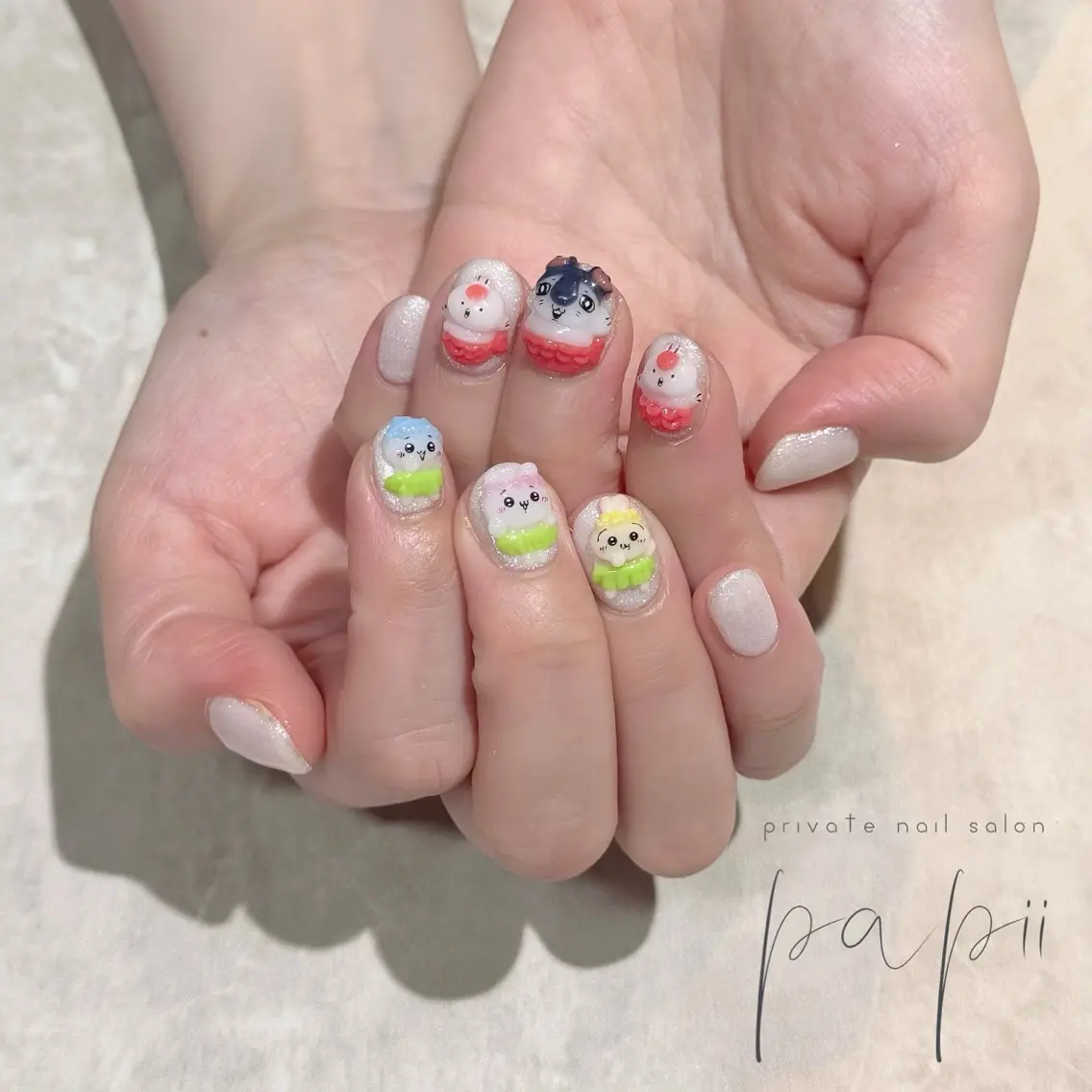 ネイル アートネイル 持ち込み papii☆ kurodaのネイルデザイン