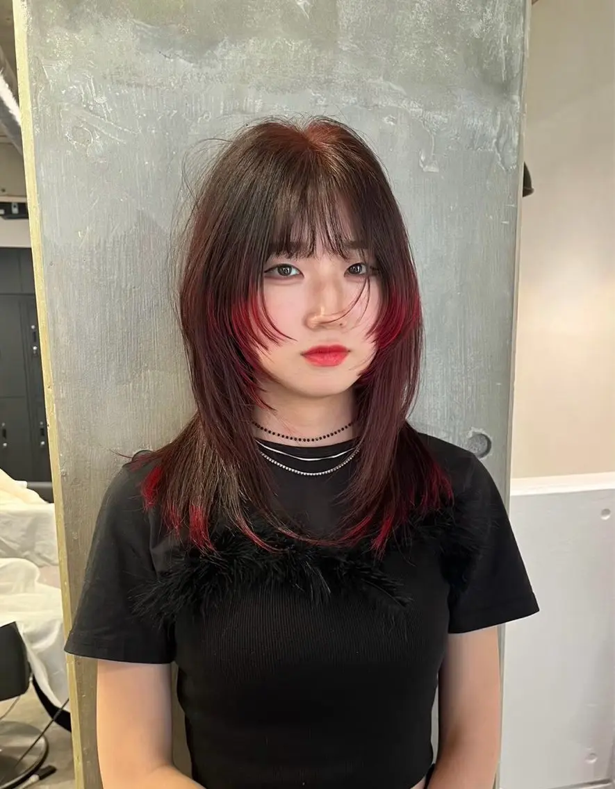 カラー モデル募集中🪄 レイヤー🍒ここみのヘアスタイル