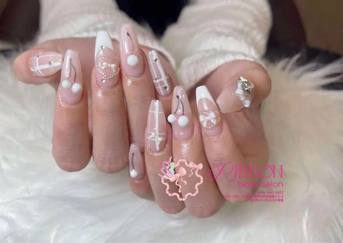 ネイル チークネイル フットネイル フレンチネイル グラデーション 韓国ネイル YUKI NAILのネイルデザイン