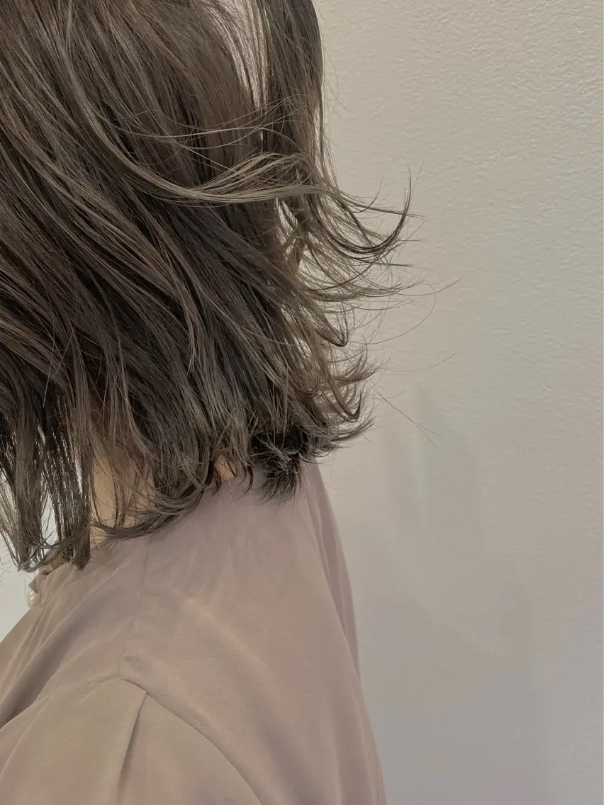 【迷ったらコレ!】透け感抜群アディクシーカラー+デザインカット+オージュア4step+酸素泉の写真
