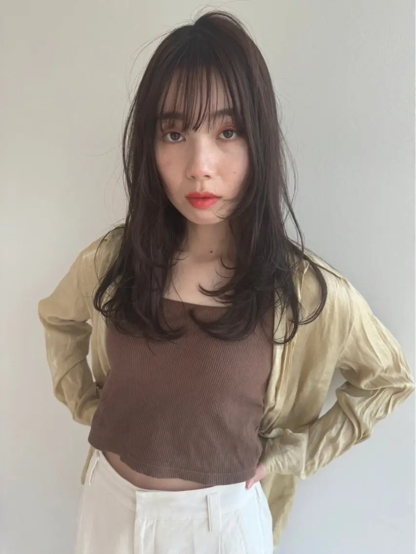 カラー ヘアカラー 夢 菜のヘアスタイル