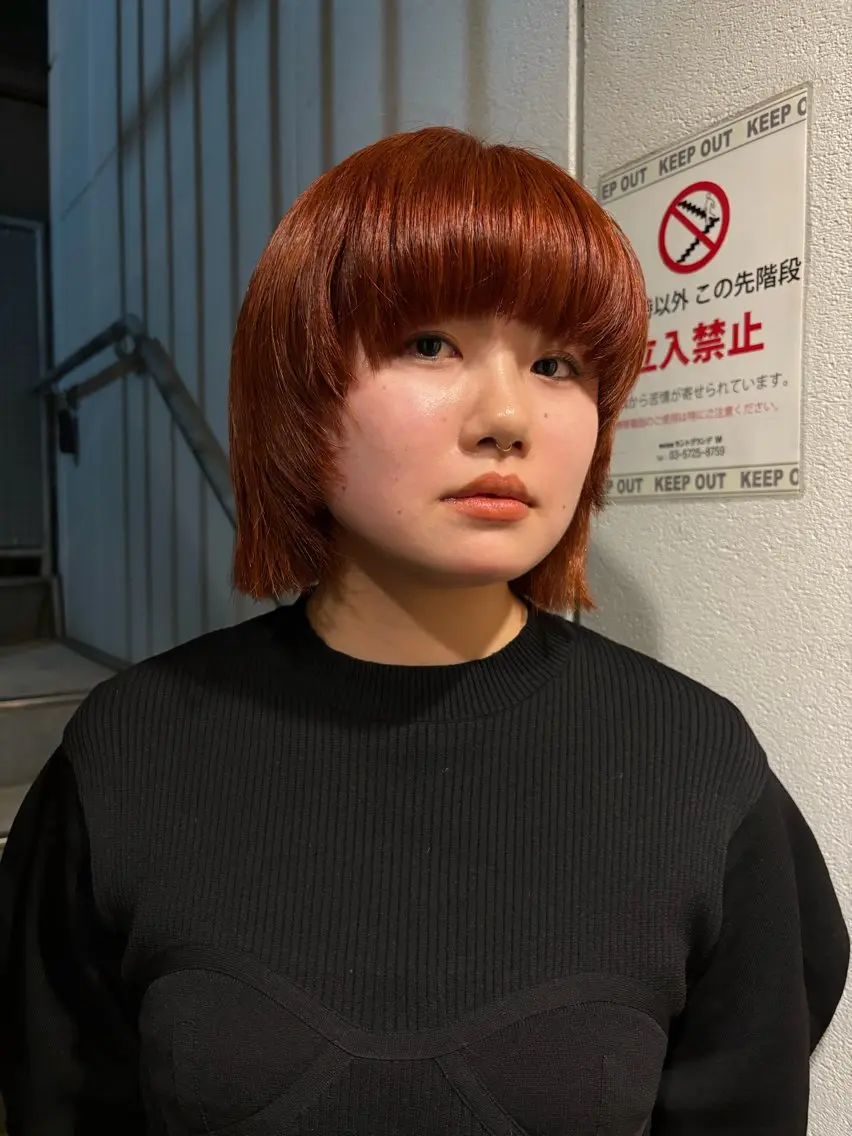 ブリーチなしダブルカラー+ケアトリートメント🫧の写真