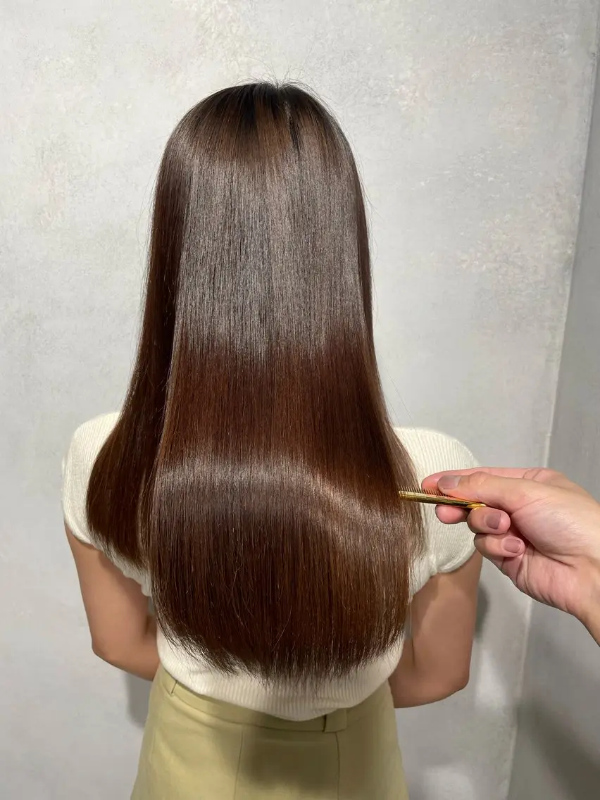 ロング 髪質改善 トリートメント ✨髪質改善✨美髪 矯正🫧小泉のヘアスタイル