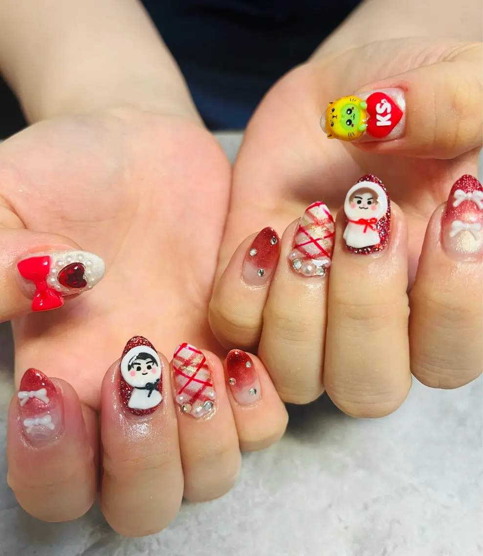 ネイル アートネイル 持ち込み ハンドネイル ハンドケア ベテランネイル cnc nailのネイルデザイン
