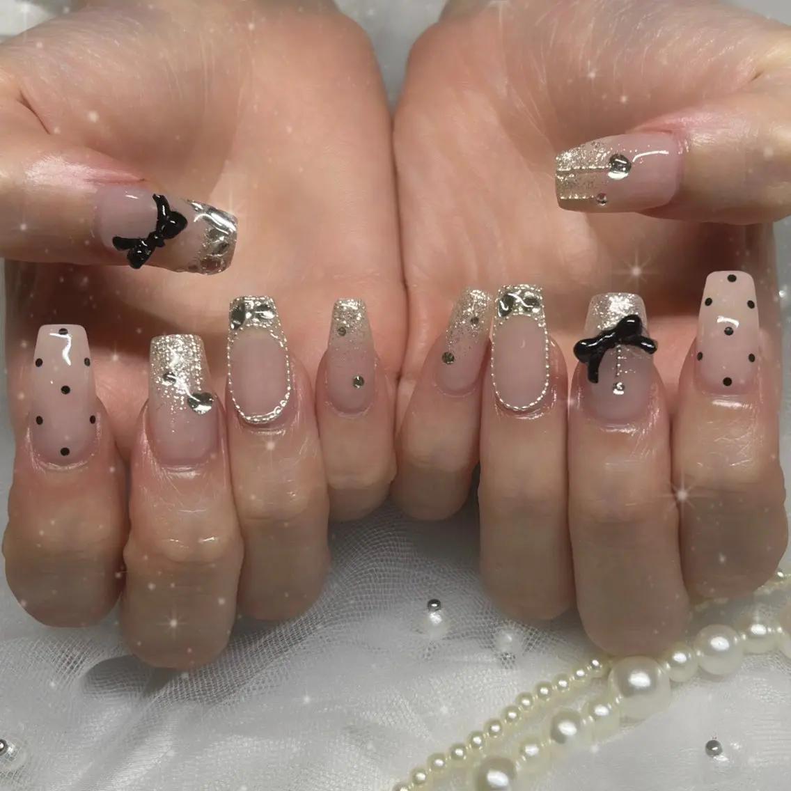 直前割✨️オフなしジェル持ち込みアートフリー🎀120分🩵パラジェル変更🉑の写真