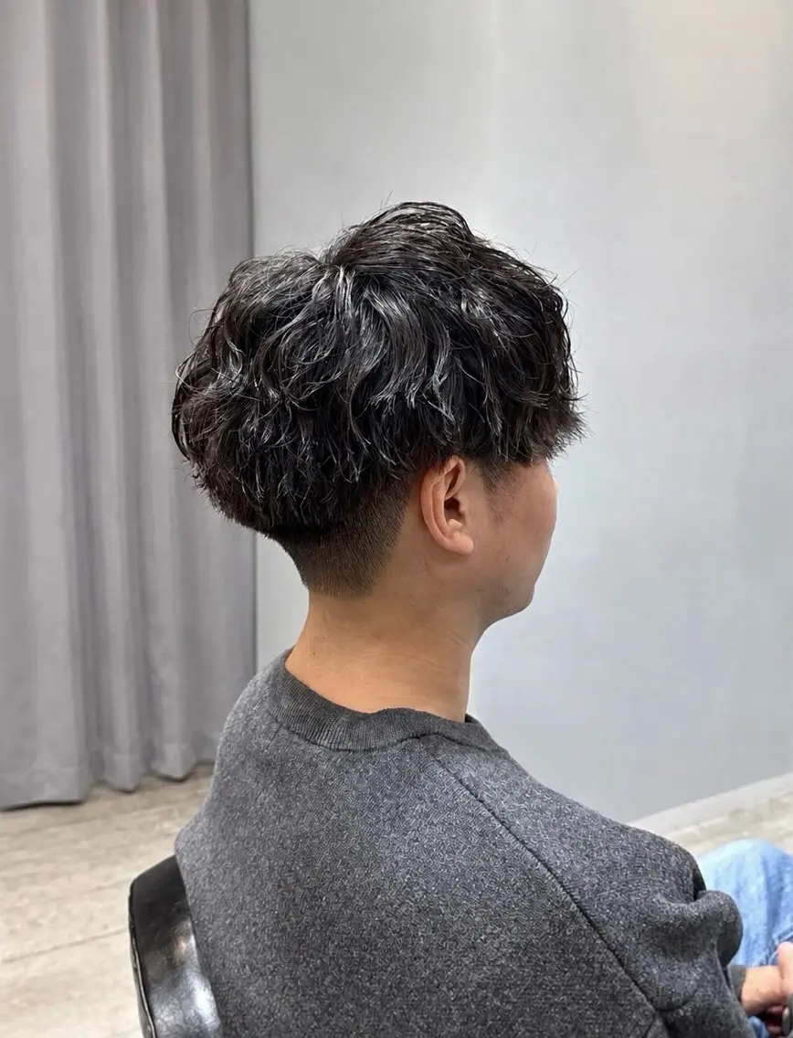 モデルクーポン[すぐ予約NG]メンズカット✂︎+パーマの写真