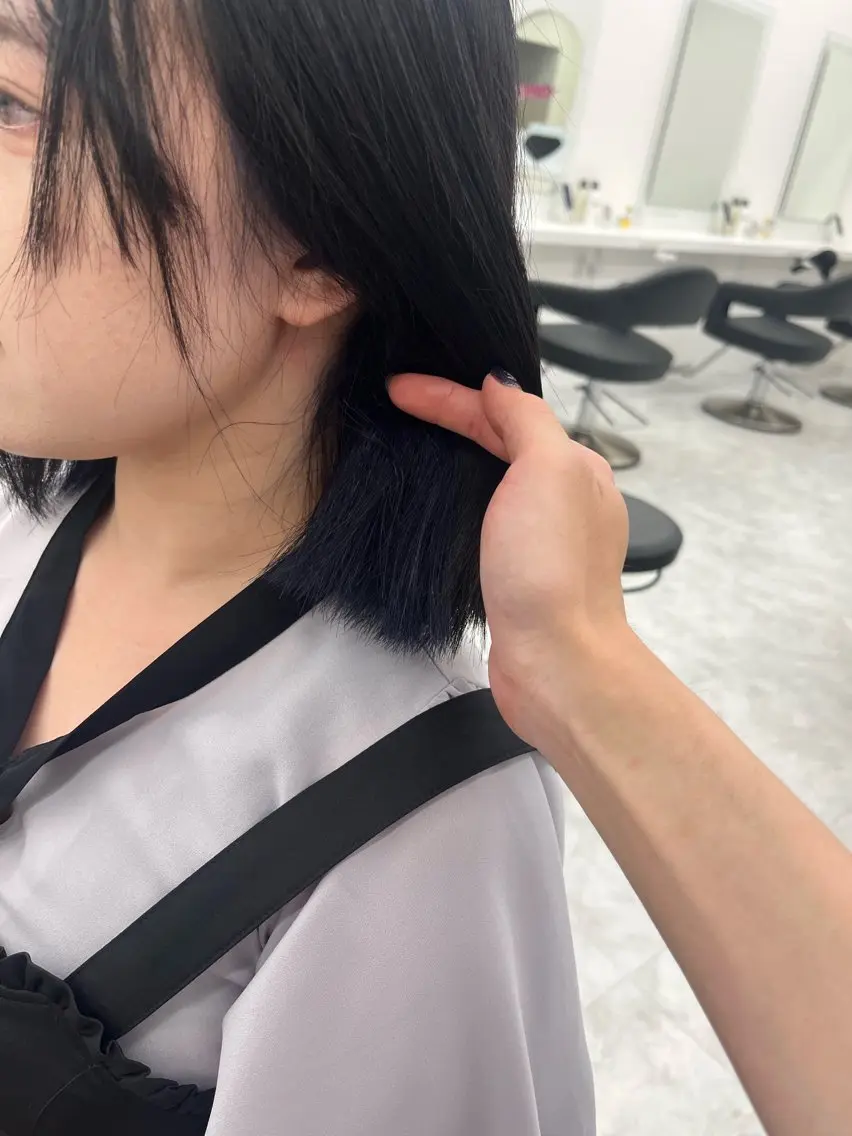 ミディアム カラー ブルーカラー ヘアカラー 💖トレンド春夏 カラー💖FUTAのヘアスタイル