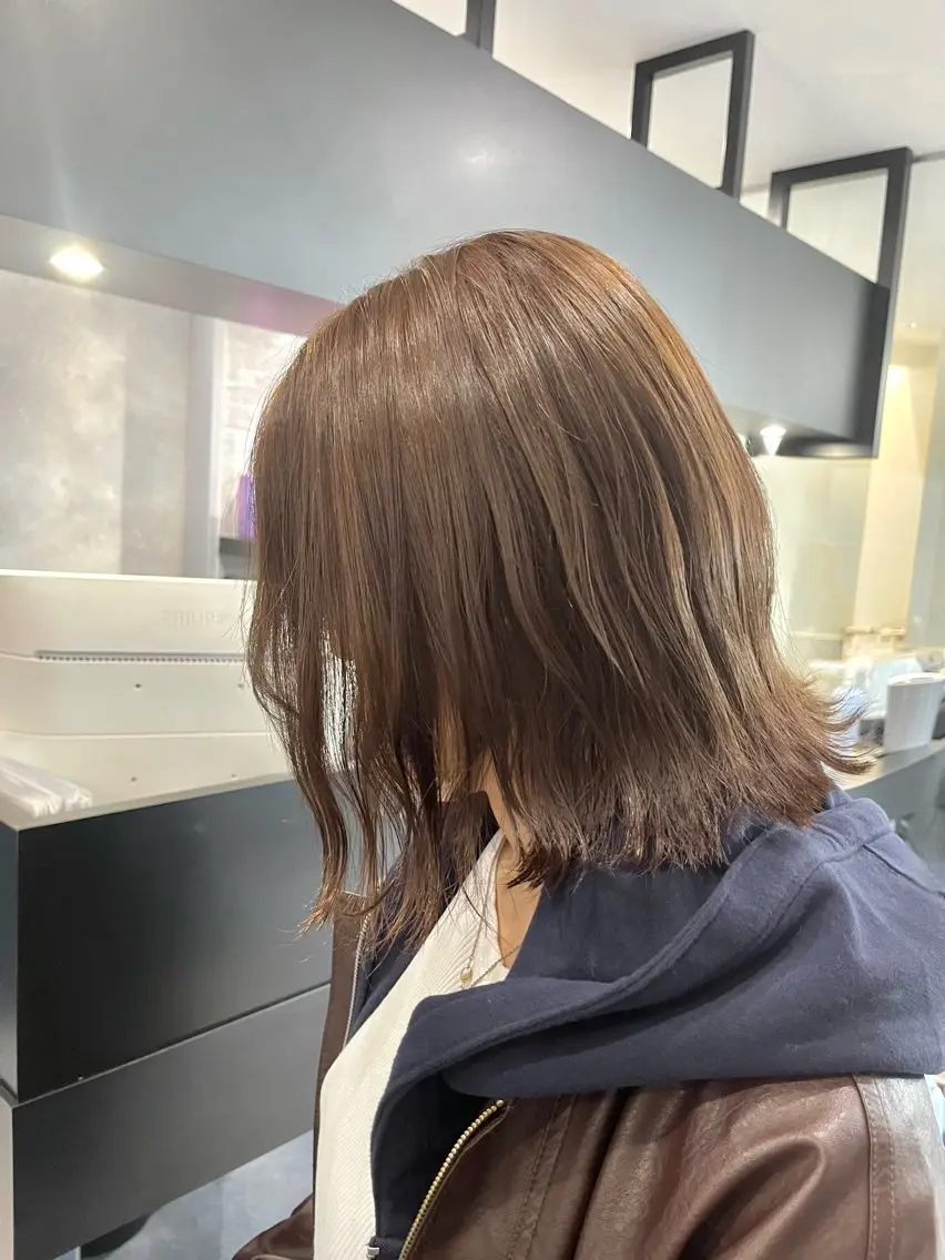 ブリーチなしダブルカラー🍇＋オージュア2stepトリートメント🫧の写真