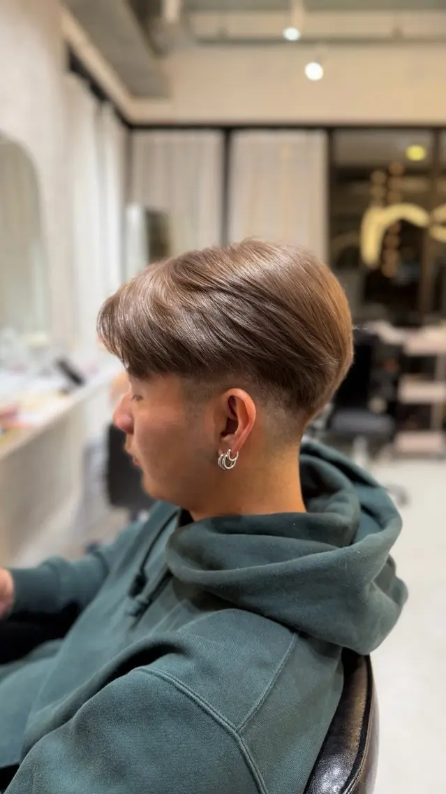 Mens cut(⚠️モデルメニュー)の写真