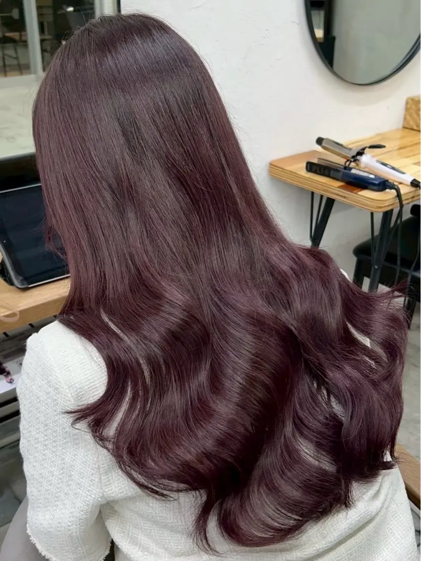 ロング ヘアカラー ハイトーンカラー 🦋yuri🦋のヘアスタイル