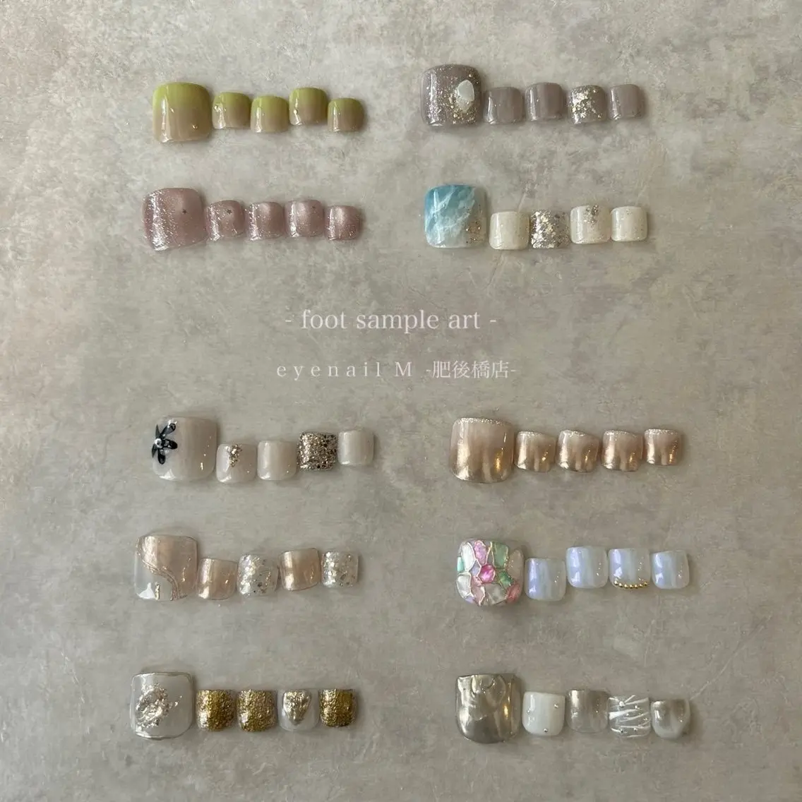 ネイル フットネイル nailst Hのネイルデザイン