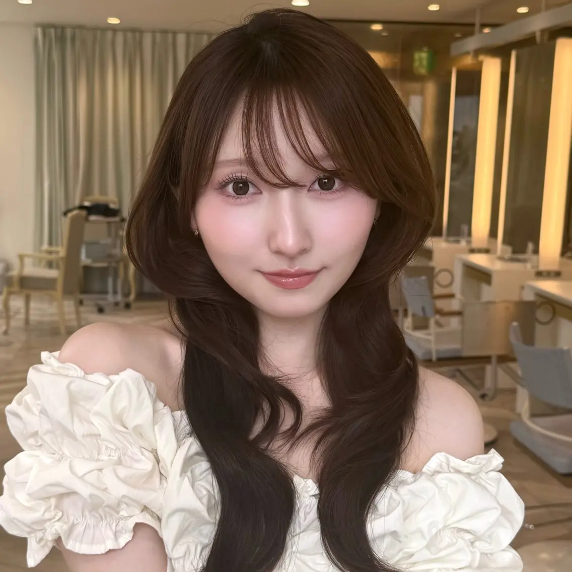 ロング カット トリートメント レイヤーカット/ 艶カラー🌙Rinoのヘアスタイル