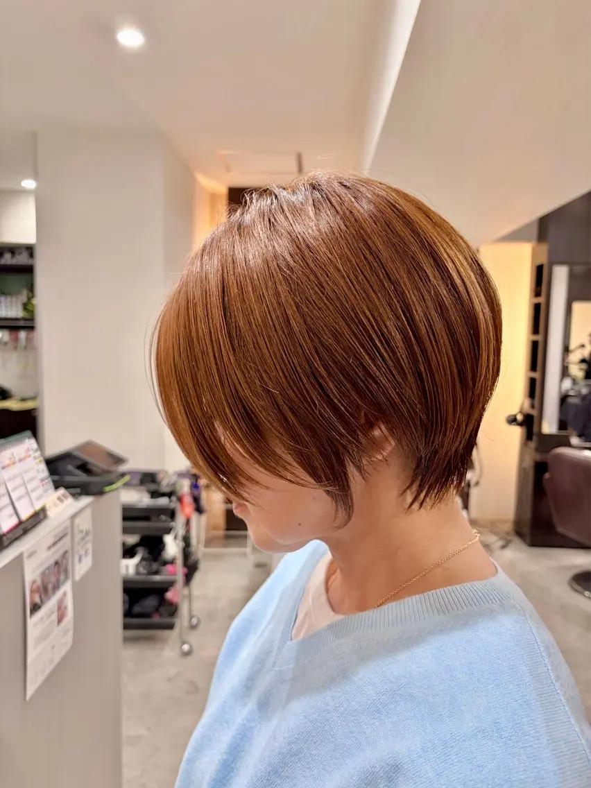 ショート カラー お悩み改善 美容師✂鷲田竜也のヘアスタイル