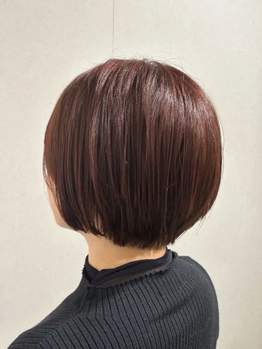 セミロング カラー 野村 拓海のヘアスタイル