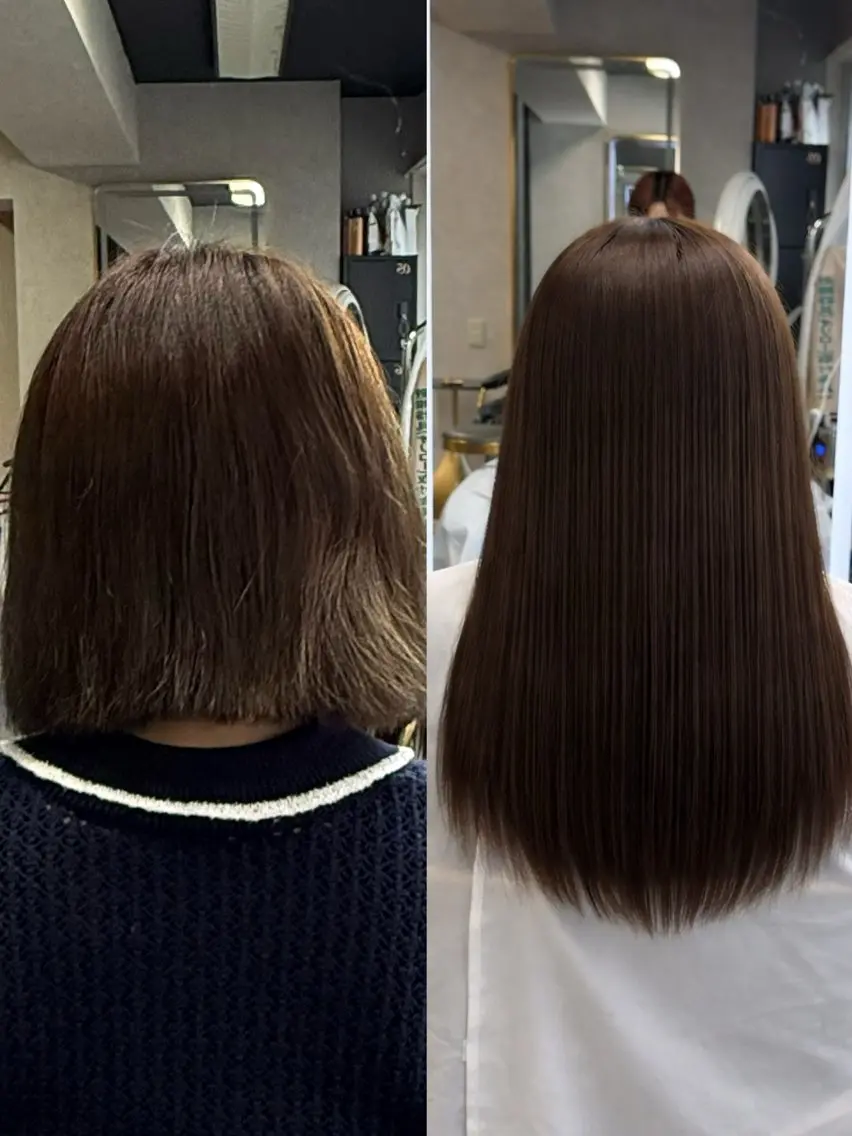 ロング カラー 🐺新宿manabu 縮毛矯正モデル募集中のヘアスタイル