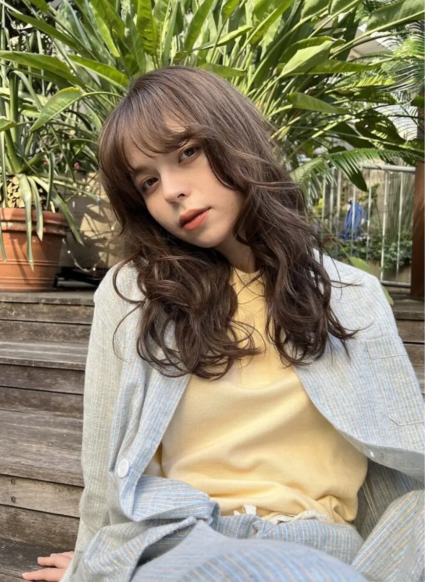 透け感✨ワンカラー(トーンアップ)の写真