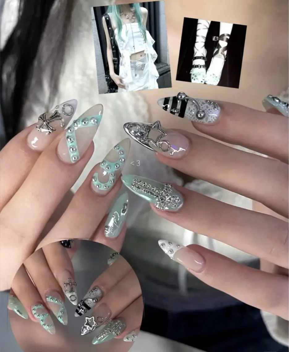 ネイル フットネイル フレンチネイル ジェルネイル マグネットネイル 持ち込み ハンドネイル Ribbonnail salonのネイルデザイン